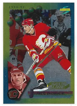 1994-95 Score Gold Line #8 James Patrick