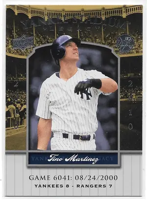 2008 Yankee Stadium Legacy Collection #6041 Tino Martinez