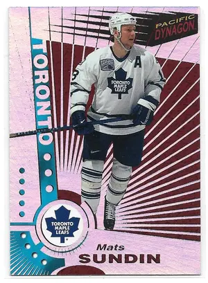 1997-98 Dynagon Tandems #16 Mats Sundin & Janne Niinimaa