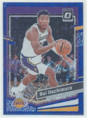 2023-24 Panini Donruss Optic - Rui Hachimura #162 Blue Velocity Prizm Parallel