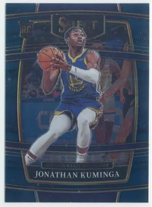2021-22 Panini Select - Jonathan Kuminga #28 Rookie Concourse Blue Parallel