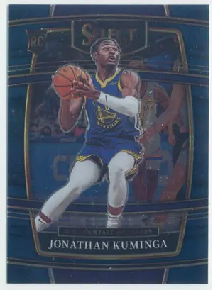 2021-22 Panini Select - Jonathan Kuminga #28 Rookie Concourse Blue Parallel