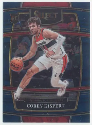 2021-22 Panini Select - Corey Kispert #81 RC Concourse Blue Parallel