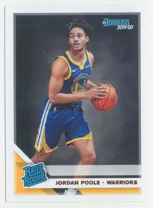 2019-20 Panini Donruss - Jordan Poole #226 Rated Rookie