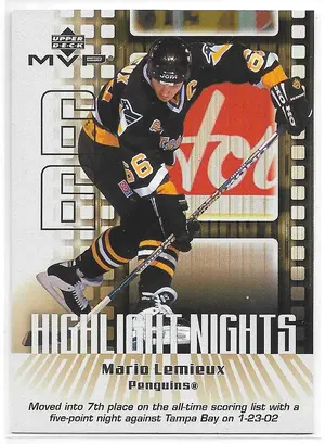 2002-03 MVP Highlight Nights #HN6 Mario Lemieux