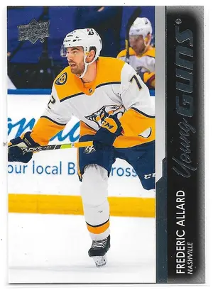 2021-22 Upper Deck #483 Frederic Allard RC (Young Guns)