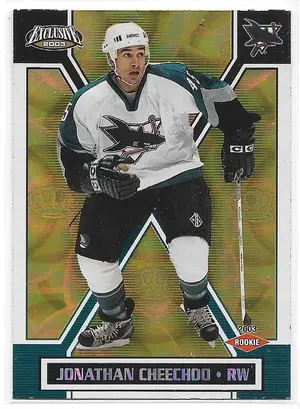 2002-03 Exclusive Gold #190 Jonathan Cheechoo *