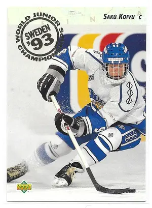 1992-93 Upper Deck #617 Saku Koivu RC
