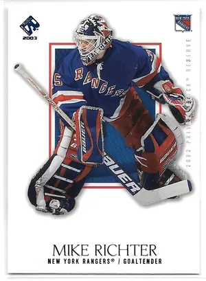 2002-03 Private Stock Reserve Blue #69 Mike Richter (467/499)
