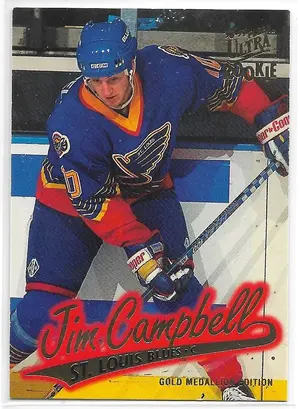 1996-97 Ultra Gold Medallion #G-144 Jim Campbell