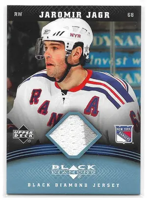 2006-07 Black Diamond Jerseys #J-JJ Jaromir Jagr