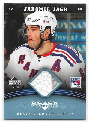 2006-07 Black Diamond Jerseys #J-JJ Jaromir Jagr