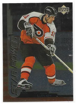1999-00 UD Gold Reserve #158 John LeClair (Star Power)