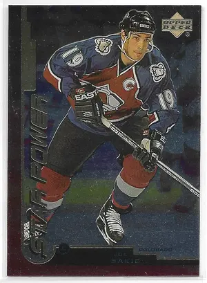 1999-00 UD Gold Reserve #159 Joe Sakic (Star Power)