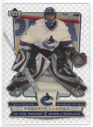 2007-08 McDonald's In The Crease #ICRL Roberto Luongo