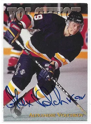 1996-97 Score Board Autographs #NNO Alexandre Volchkov *