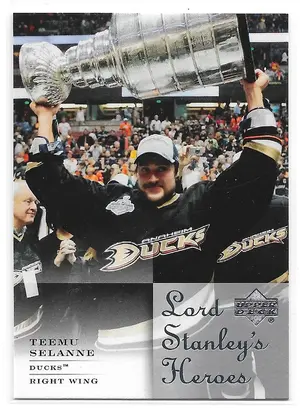 2007-08 Upper Deck Lord Stanley's Heroes #LSH1 Teemu Selanne