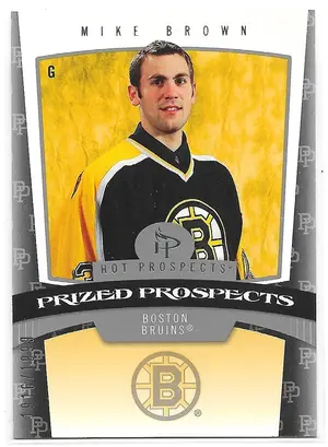 2006-07 Hot Prospects #144 Mike Brown RC (1916/1999)