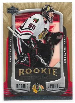 2005-06 Rookie Update #120 Corey Crawford RC (0874/1999)