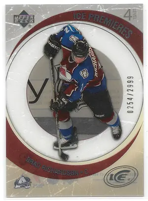 2005-06 Ice #211 Brad Richardson RC (0254/2999)