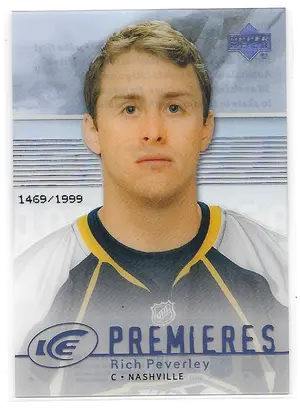 2007-08 Ice #108 Rich Peverley RC (1469/1999)