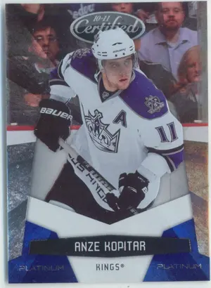 2010-11 CERTIFIED - ANZE KOPITAR #67 PLATINUM BLUE 232/250