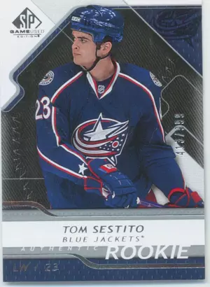 2008-09 SP GAME USED - TOM SESTITO #189 AUTHENTIC ROOKIE 413/999
