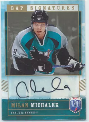 2006-07 BE A PLAYER - MILAN MICHALEK #MI SIGNATURES
