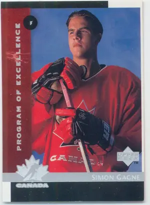 1997-98 UPPER DECK - SIMON GAGNE #411 ROOKIE