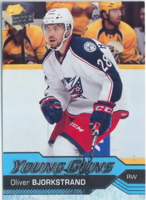2016-17 UPPER DECK - OLIVER BJORKSTRAND #243 YOUNG GUNS