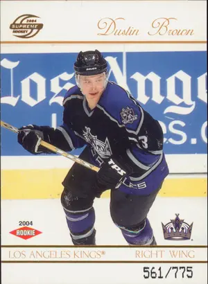 2003-04 SUPREME - DUSTIN BROWN #119 ROOKIE 561/775