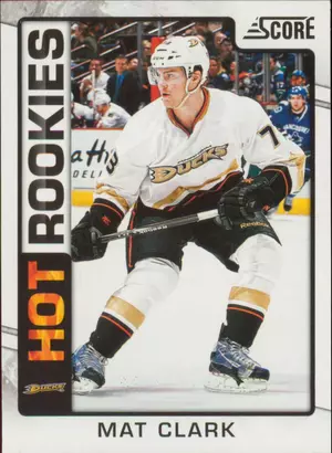 2012-13 SCORE - MAT CLARK #529 HOT ROOKIES