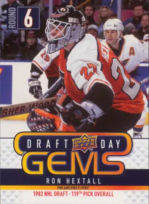 2009-10 UPPER DECK - RON HEXTALL #GEM7 DRAFT DAY GEMS