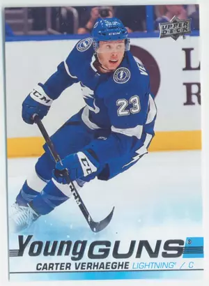 2019-20 UPPER DECK - CARTER VERHAEGHE #224 YOUNG GUNS