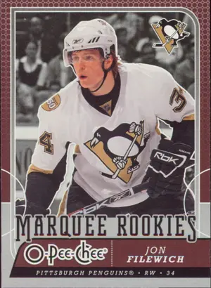 2008-09 O-PEE-CHEE - JON FILEWICH #510 MARQUEE ROOKIE