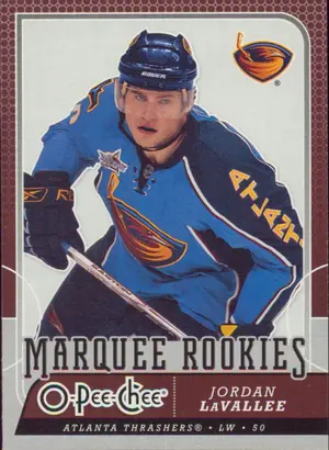 2008-09 O-PEE-CHEE - JORDAN LAVALLEE #522 MARQUEE ROOKIE