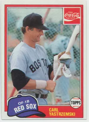 1981 Topps Coca-Cola - Carl Yastrzemski #11