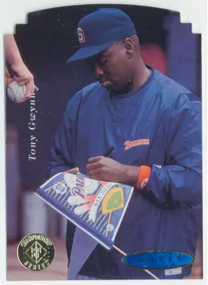 1993 Upper Deck SP Championship Series - Tony Gwynn #90 Die-Cut Parallel