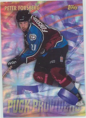 1998-99 TOPPS - PETER FORSBERG #SB21 SEASON'S BEST