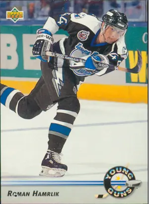 1992-93 UPPER DECK - ROMAN HAMRLIK #555 YOUNG GUNS