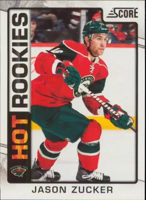 2012-13 SCORE - JASON ZUCKER #545 ROOKIE