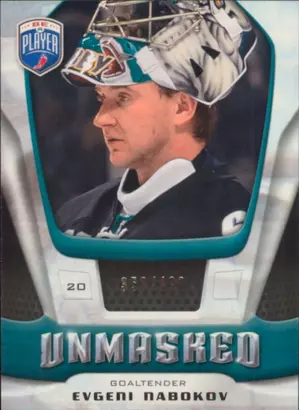 2009-10 BE A PLAYER - EVGENI NABOKOV #GU16 UNMASKED 358/499