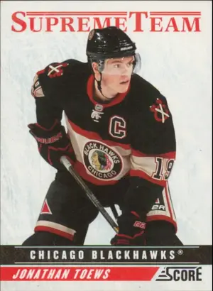 2011-12 SCORE - JONATHAN TOEWS #4 SUPREME TEAM