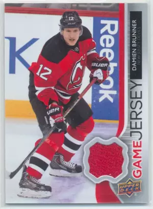 2014-15 UPPER DECK - DAMIEN BRUNNER #GJ-DA GAME JERSEY