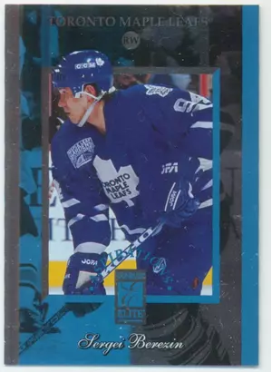 1996-97 DONRUSS ELITE - SERGEI BEREZIN #17 ASPIRATIONS 2831/3000