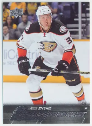 2015-16 UPPER DECK - NICK RITCHIE #496 YOUNG GUNS