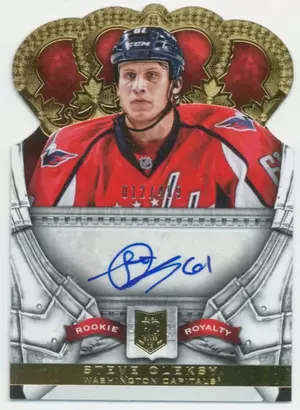 2013-14 CROWN ROYALE - STEVE OLEKSY #239 ROOKIE AUTOGRAPH 12/499