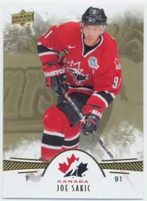 2016 TEAM CANADA JUNIORS - JOE SAKIC #97 GOLD