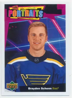 2020-21 UPPER DECK - BRAYDEN SCHENN #P-38 PORTRAITS