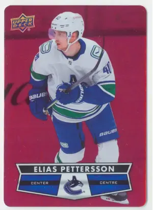 2021-22 TIM HORTONS - ELIAS PETTERSSON #DC-16 RED DIE CUT